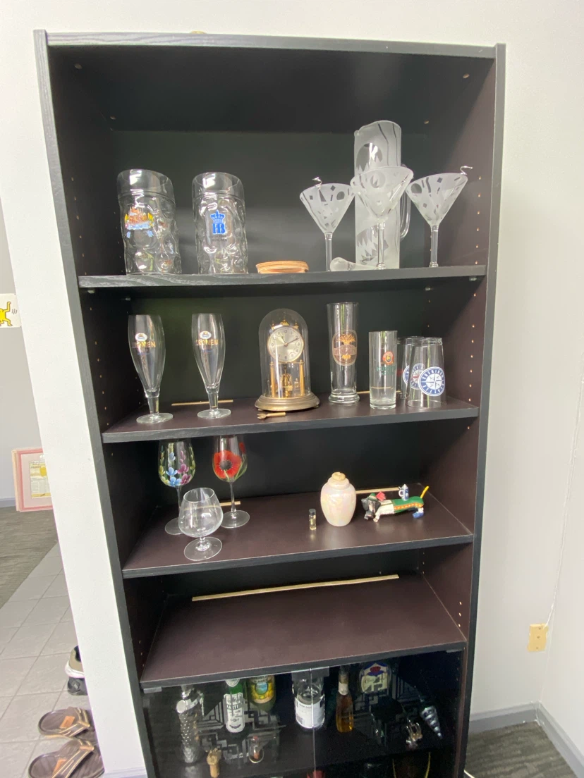 Dark Brown Display Cabinet - photo 3