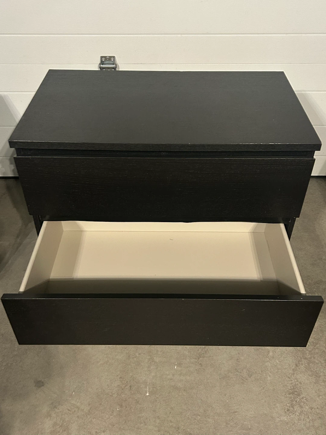 IKEA MALM dresser with 3 drawers black brown - photo 3