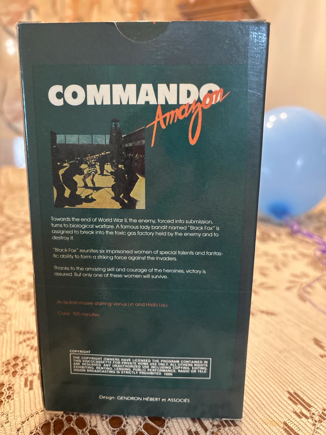 Commando Amazon VHS Movie - photo 2
