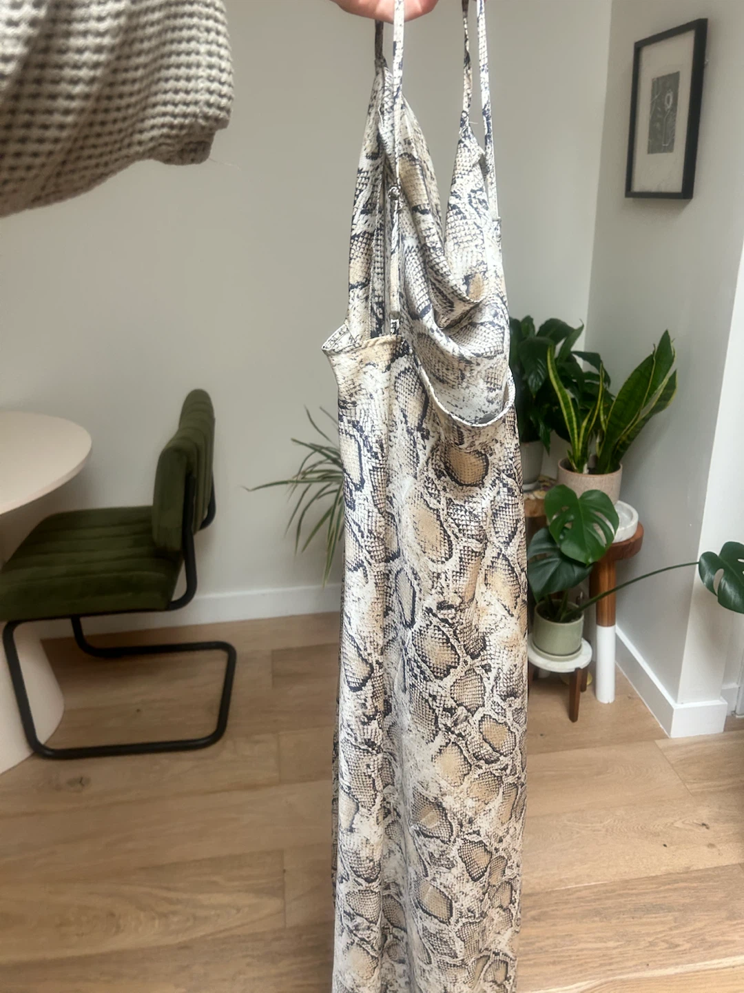 Paper Hearts Snake Print Maxi Dress size M - photo 3