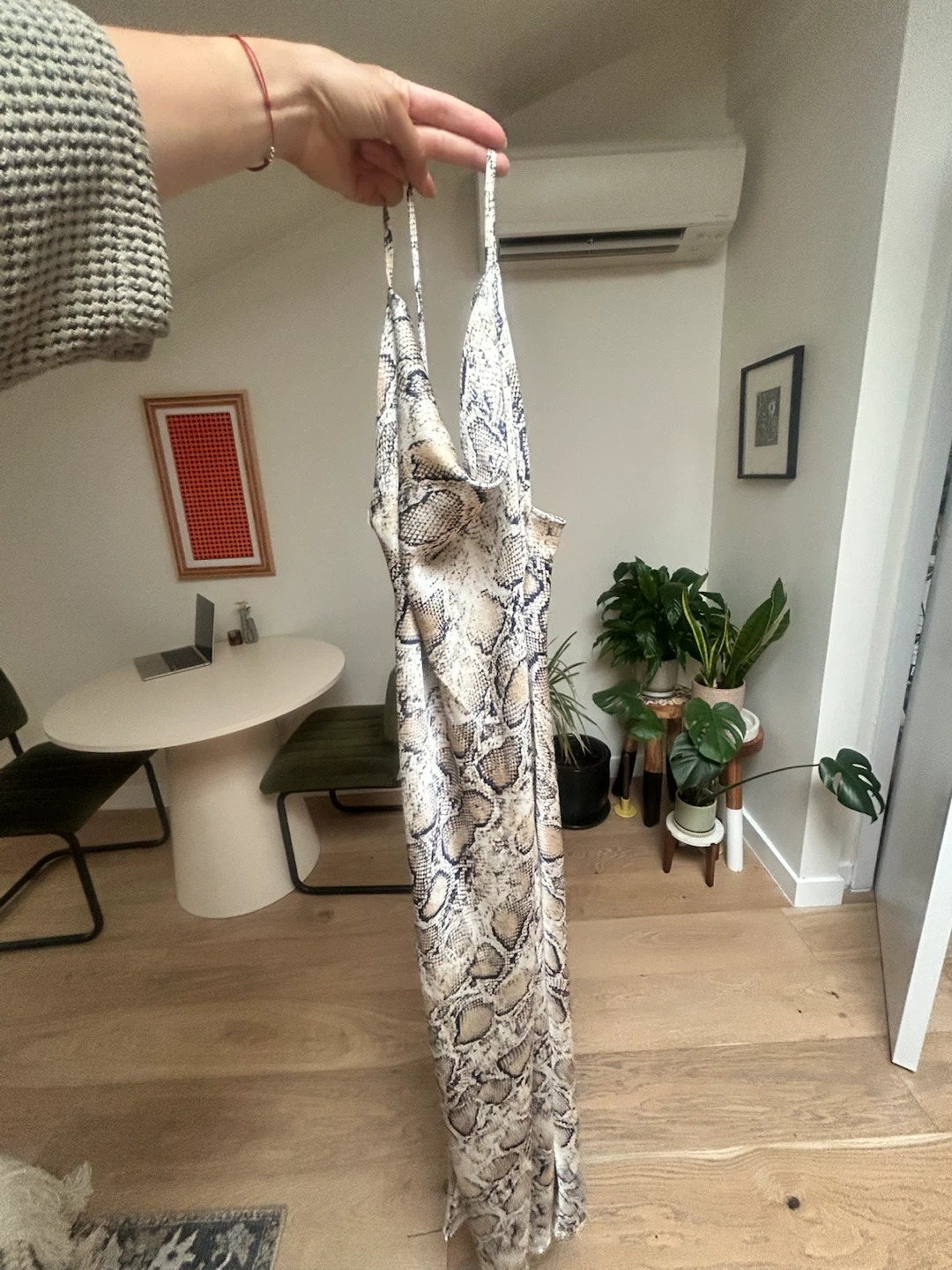 Paper Hearts Snake Print Maxi Dress size M - photo 5