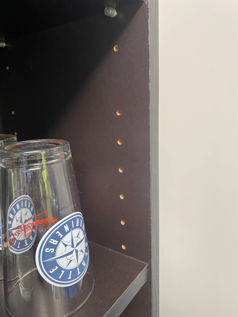 Dark Brown Display Cabinet - photo 4