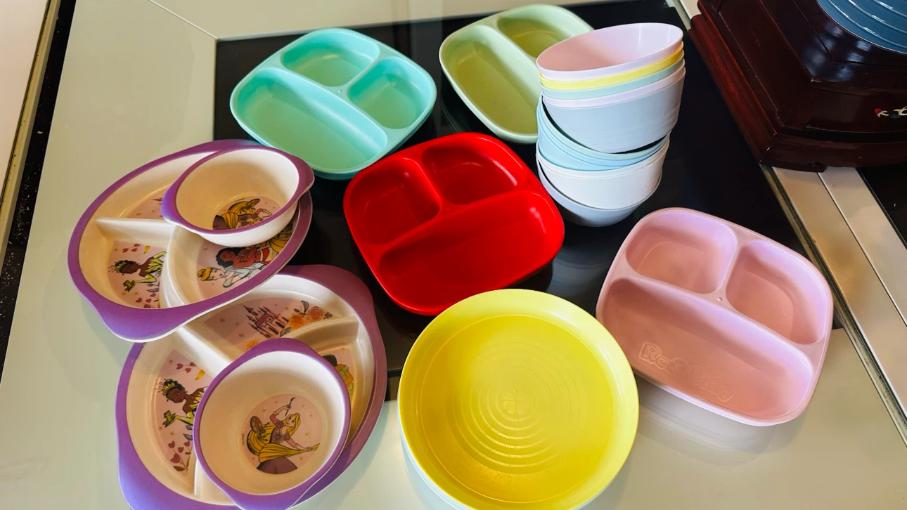 Disney Princess Divided Toddler Plates and Bowls Set - photo 2