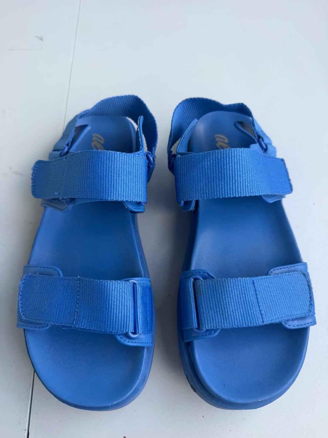 Aerie Blue Platform Sandals - photo 2