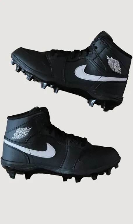 Black Air Jordan Football Cleats