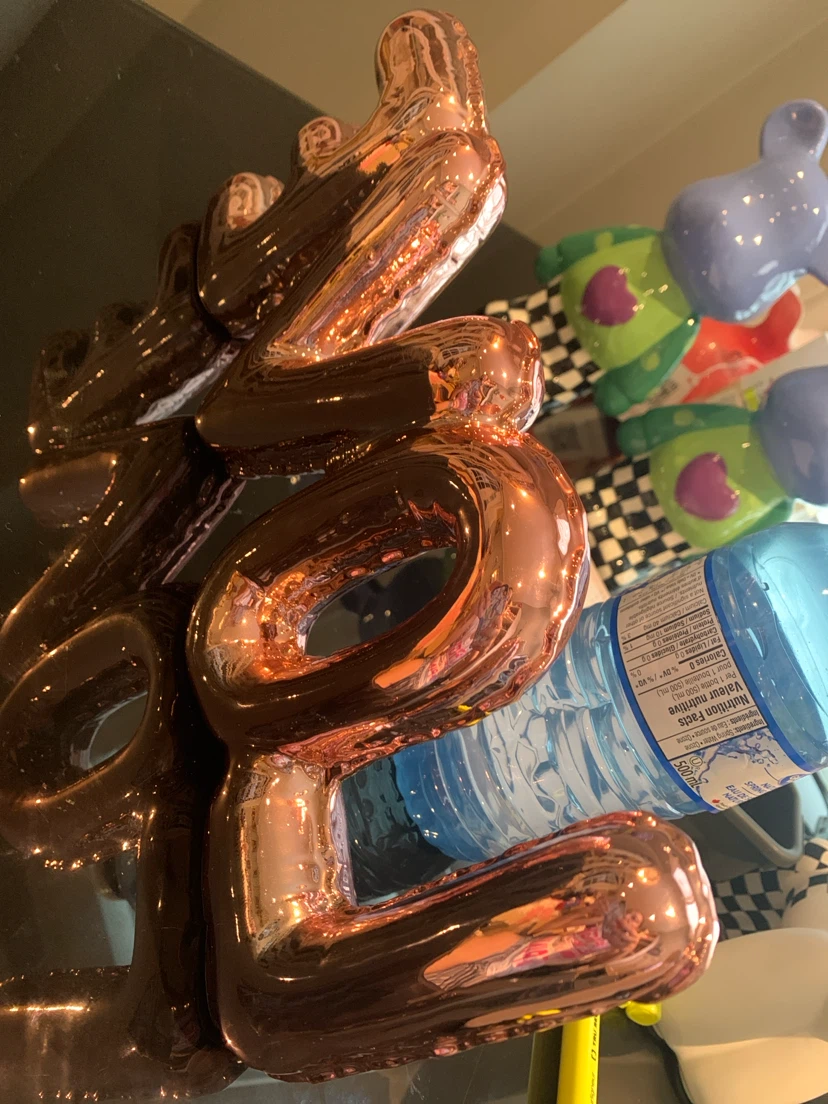 Rose chrome "LOVE" Letter Decor - photo 4
