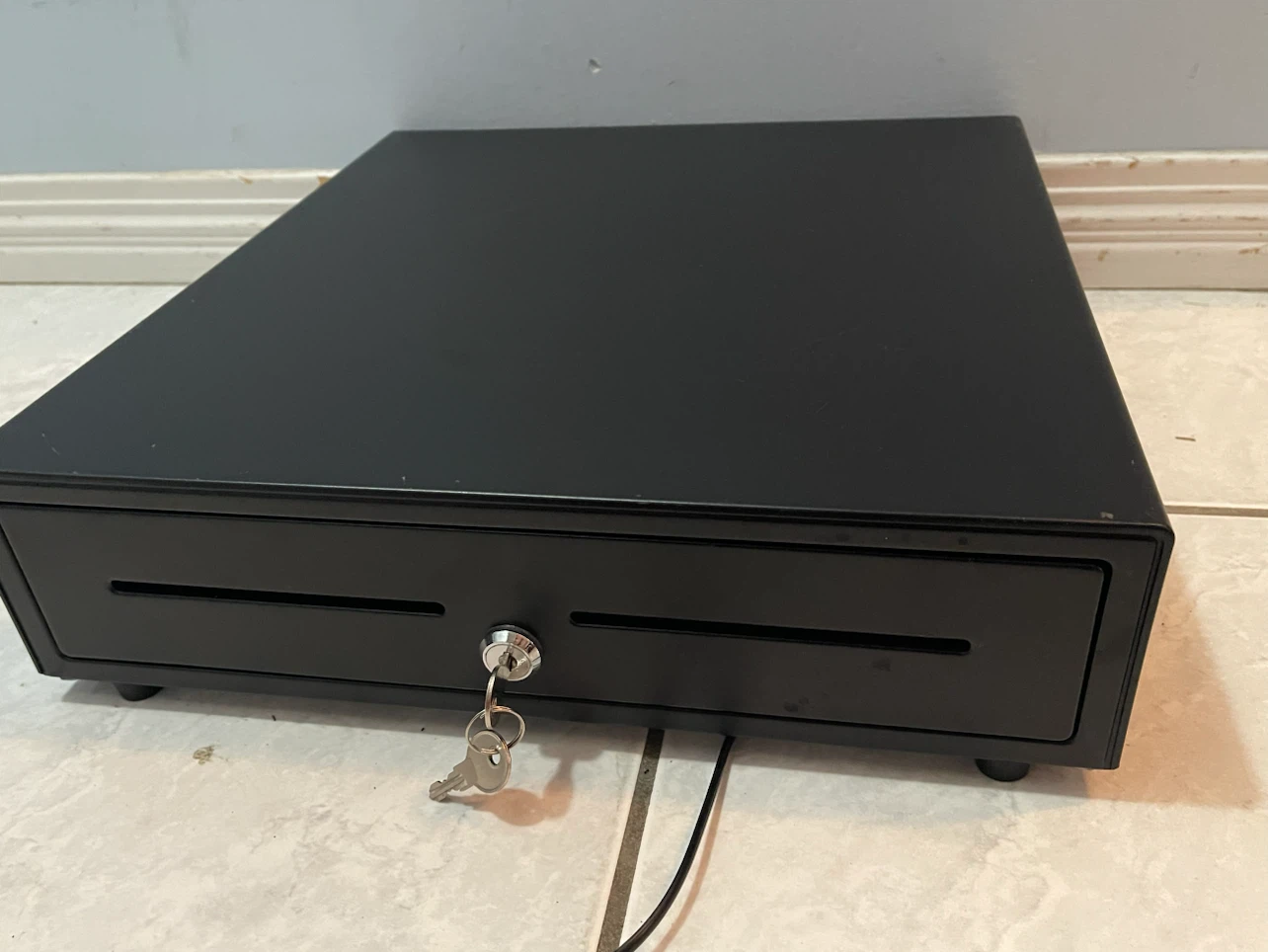 Black Cash Drawer with Key