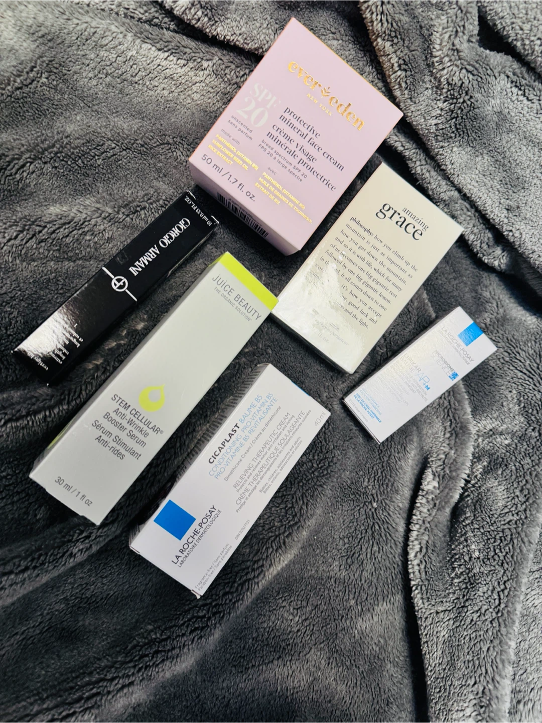 Various Skincare and Fragrance Items