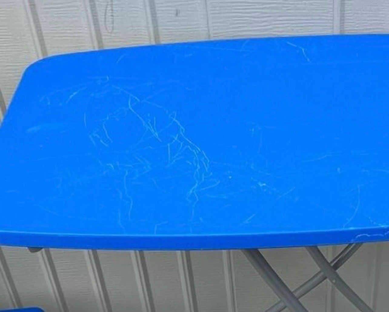 Kids Blue Folding Table and 2 Chairs Set - photo 4