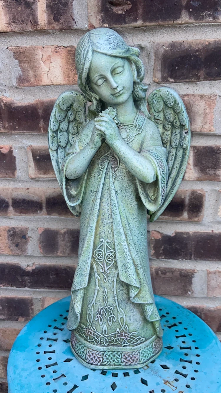 Celtic Angel Statue Figurine Garden Decor