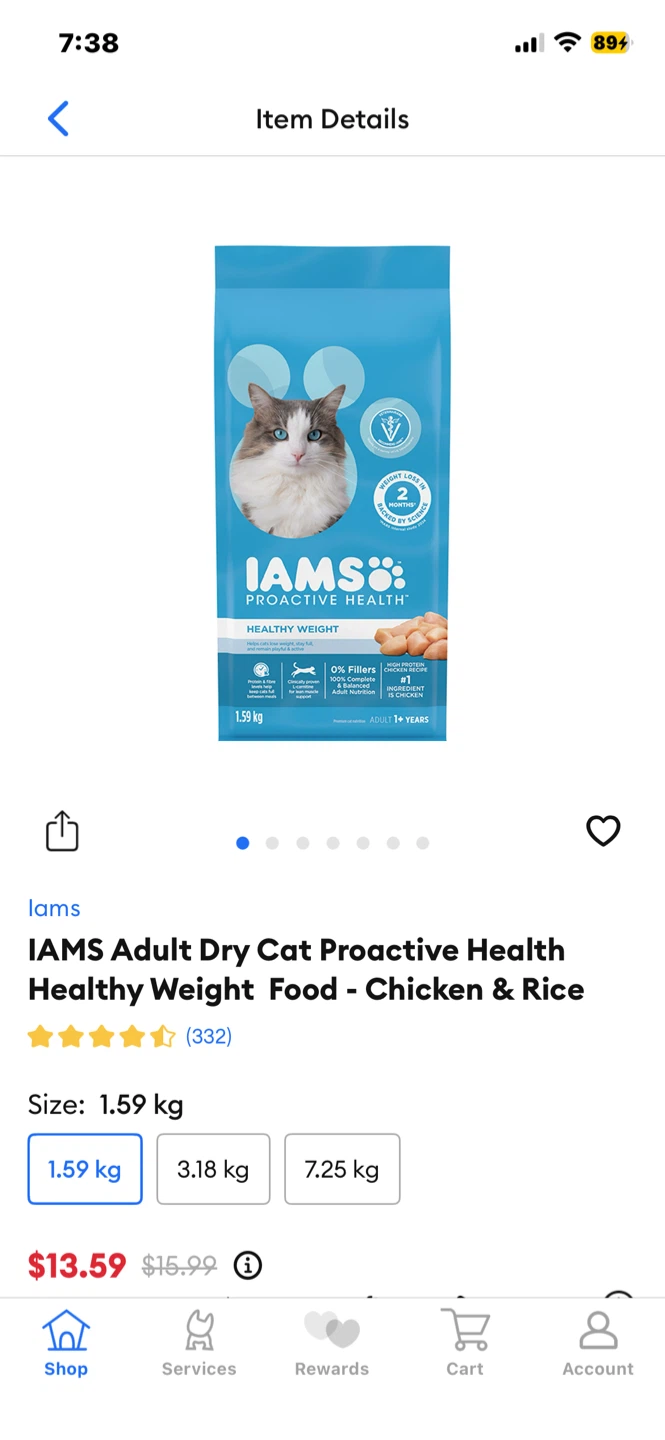 IAMS Cat Food Brand New-Healthy Weight - photo 3