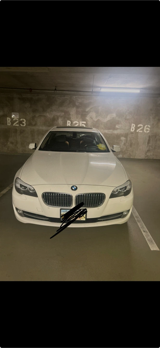 2011 White BMW 535i xdrive
