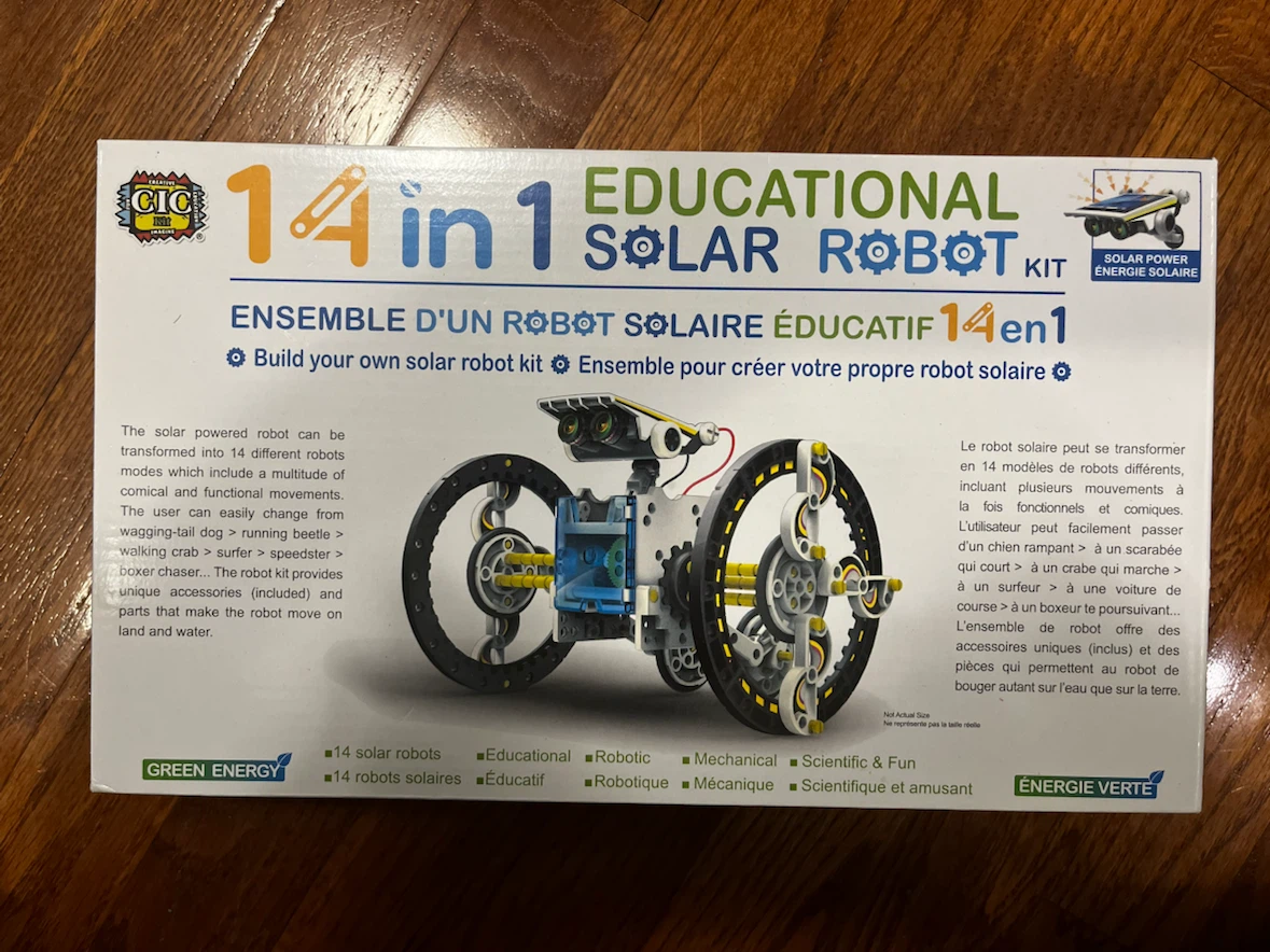 14-in-1 Educational Solar Robot Kit