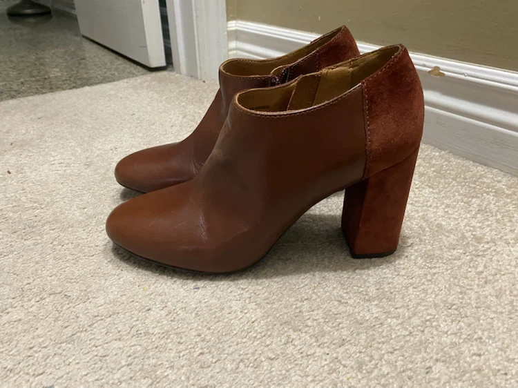 Geox Brown Leather Ankle Boots Size 37 - photo 2