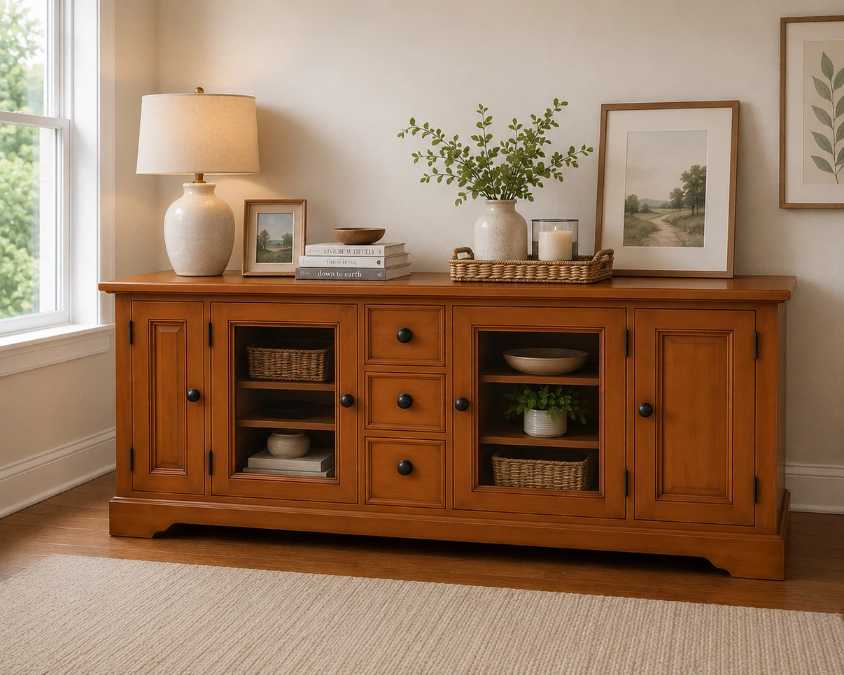 Solid Wood Credenza - photo 2