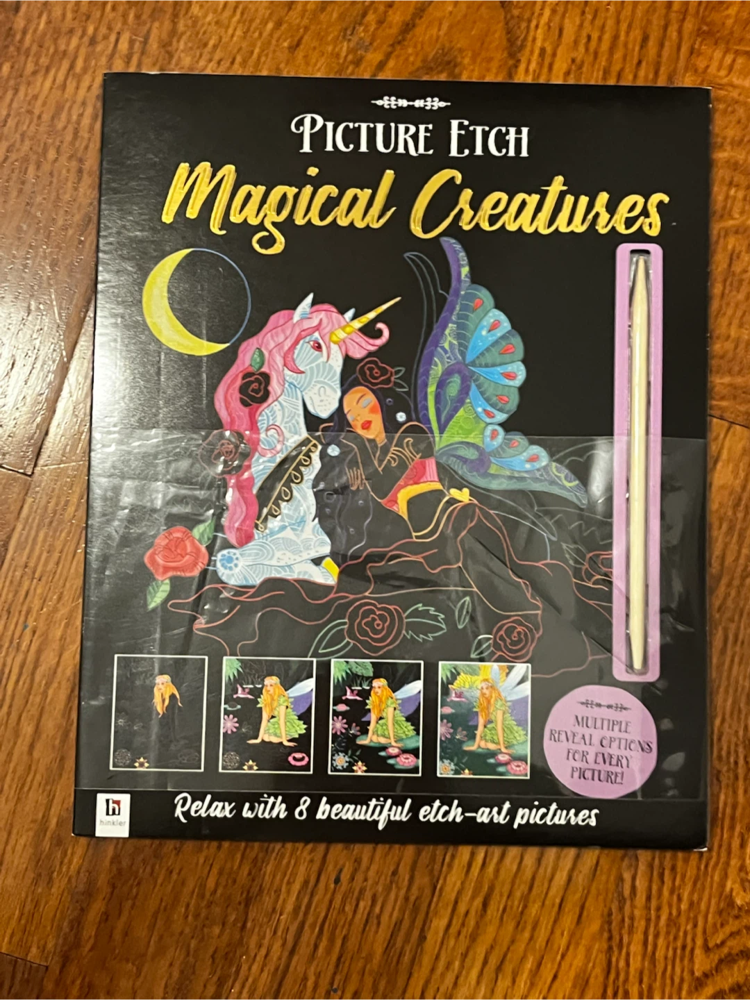 Hinkler Picture Etch Magical Creatures Art Kit