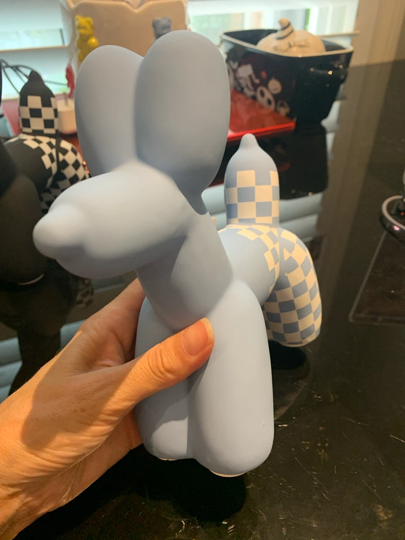 NEW Light Blue Balloon Dog Sculpture