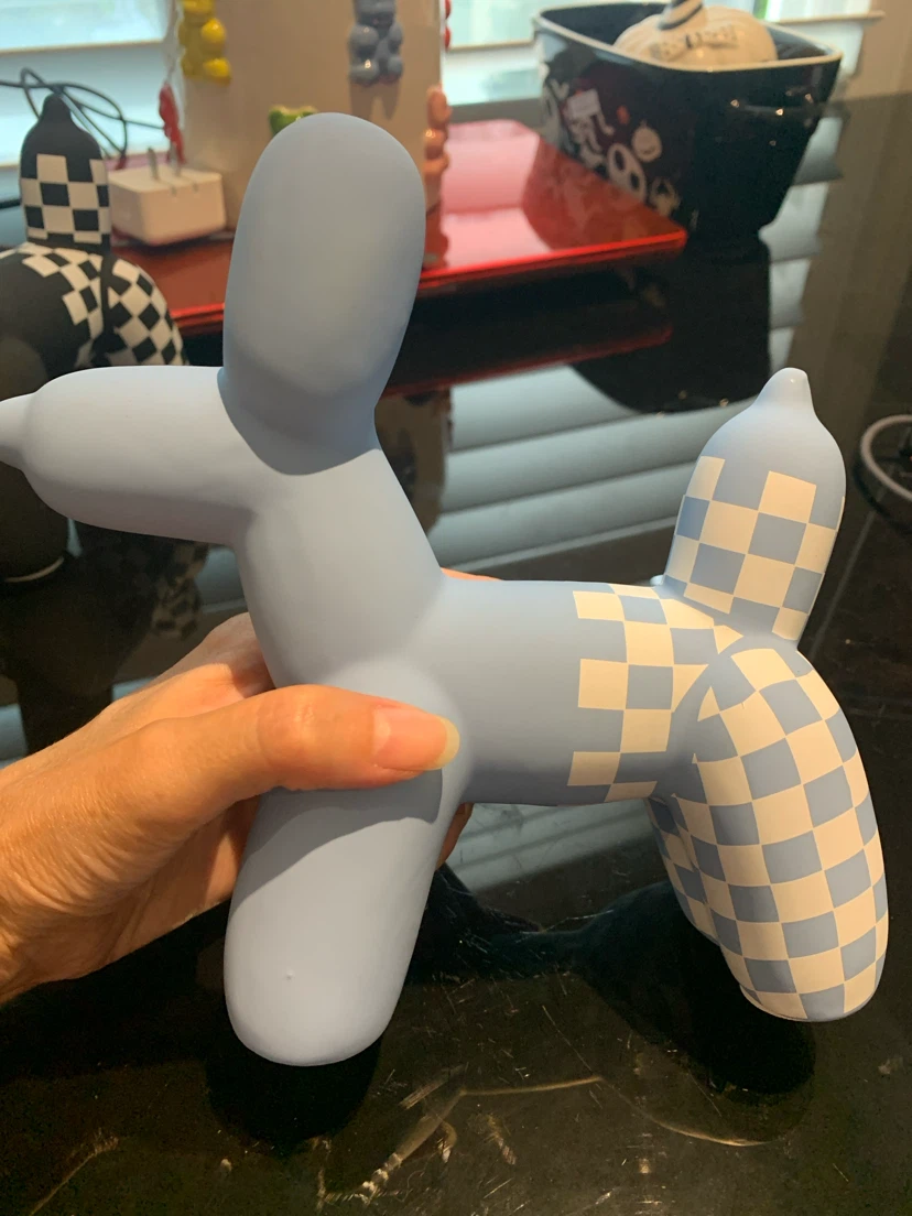 NEW Light Blue Balloon Dog Sculpture - photo 2