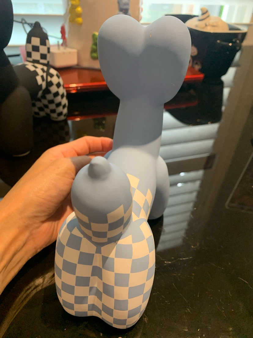 NEW Light Blue Balloon Dog Sculpture - photo 3