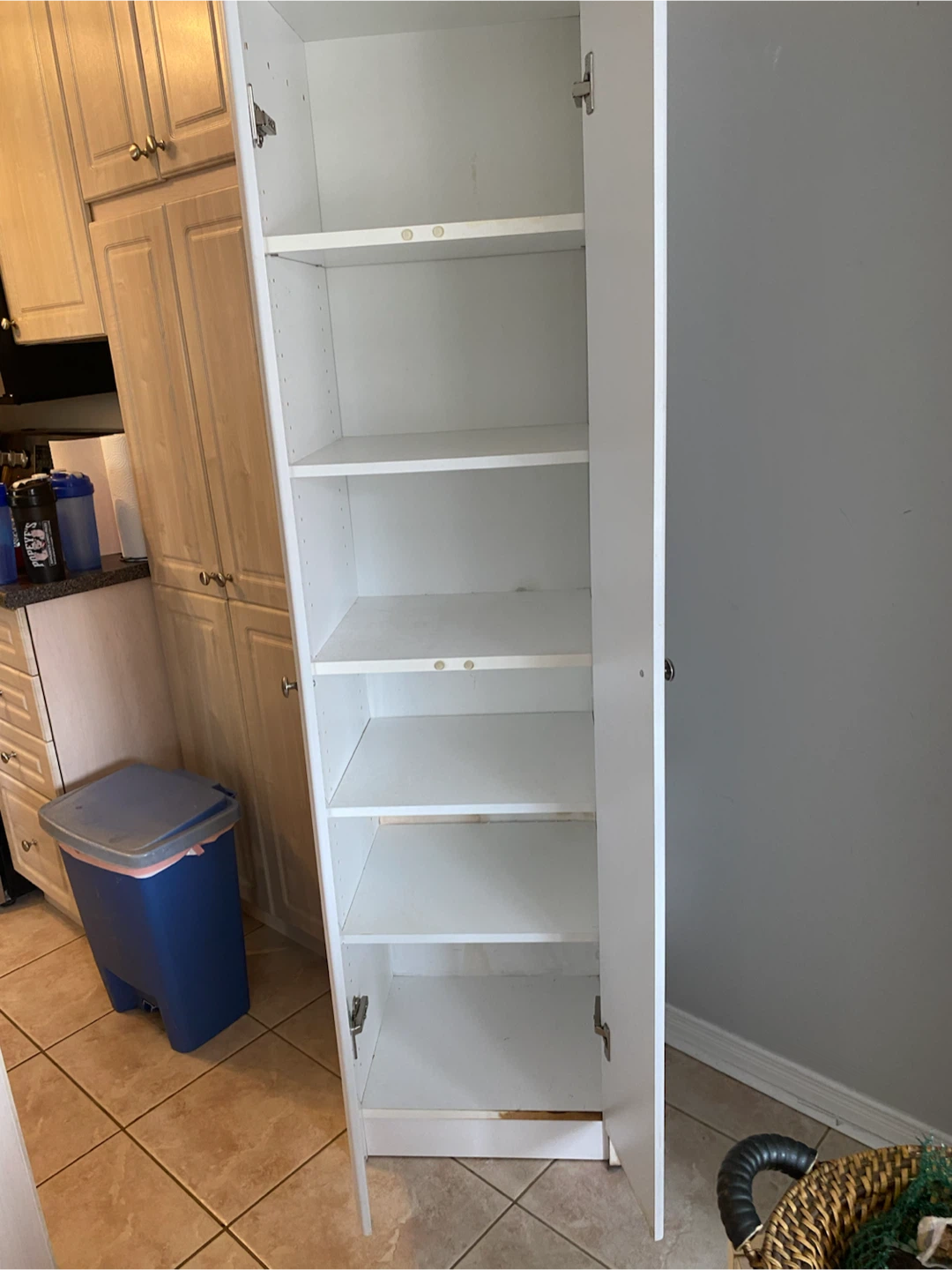 White Storage Cabinet - photo 4