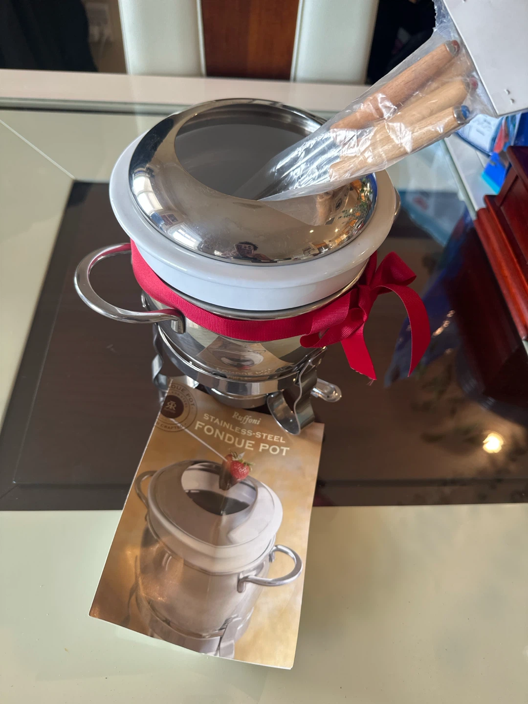 Ruffoni Stainless Steel Fondue Pot Set - photo 2