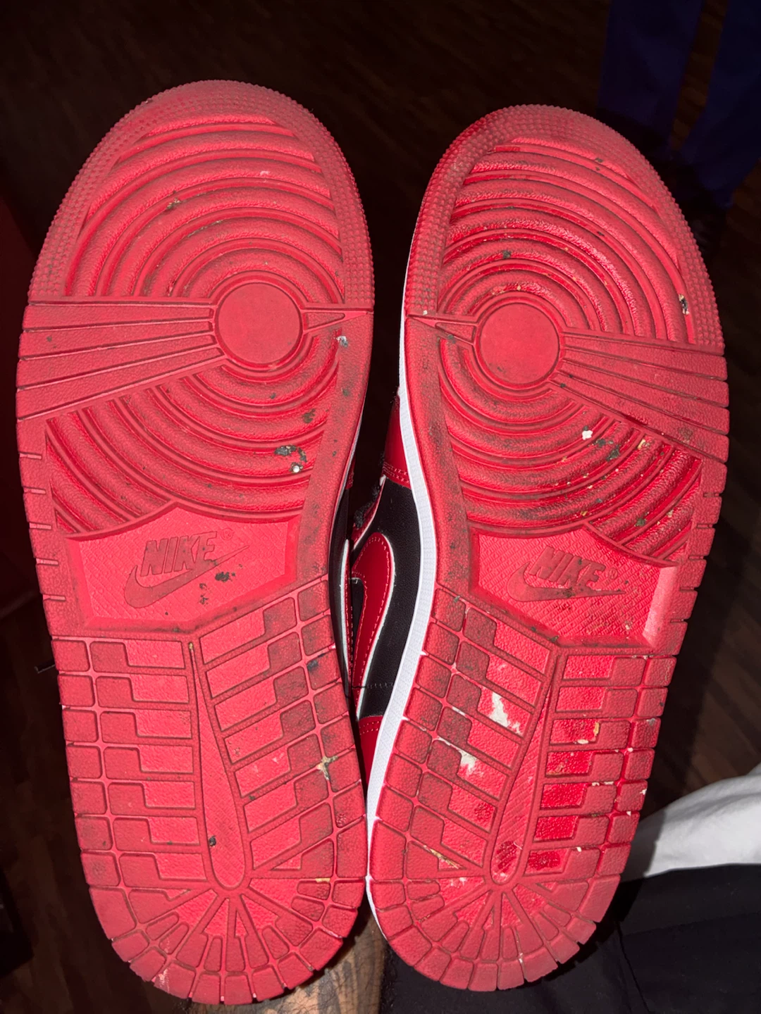 Air Jordan 1 Low Red Black Sneakers - photo 5