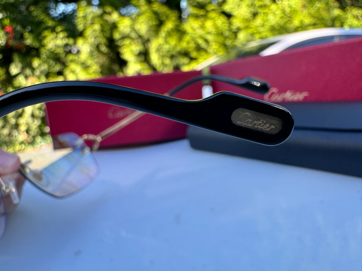 Cartier Rimless Sunglasses Gold Tone - photo 3