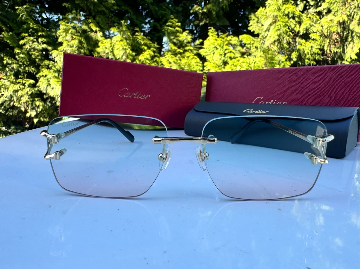 Cartier Rimless Sunglasses Gold Tone - photo 4