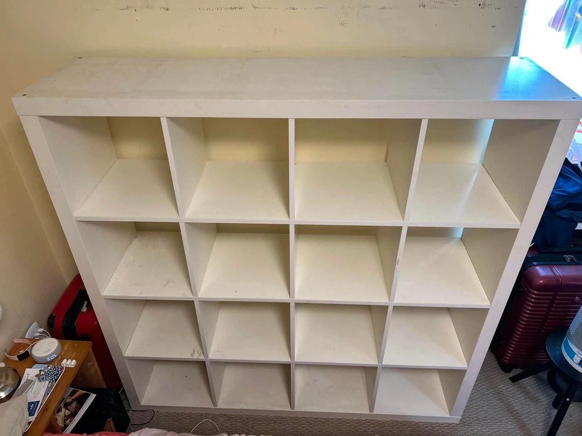 $80 IKEA Kallax 4x4 shelf unit