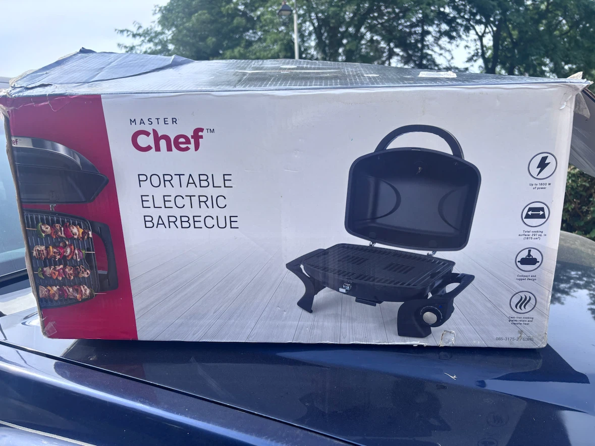 Master Chef Portable Electric Barbecue - photo 5