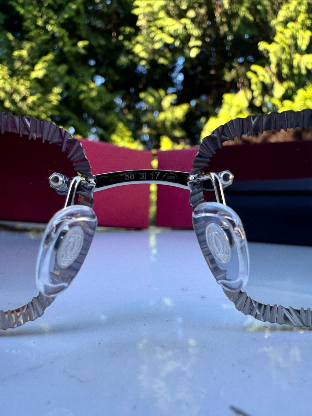 Cartier Rimless Sunglasses with Case and Box - photo 4