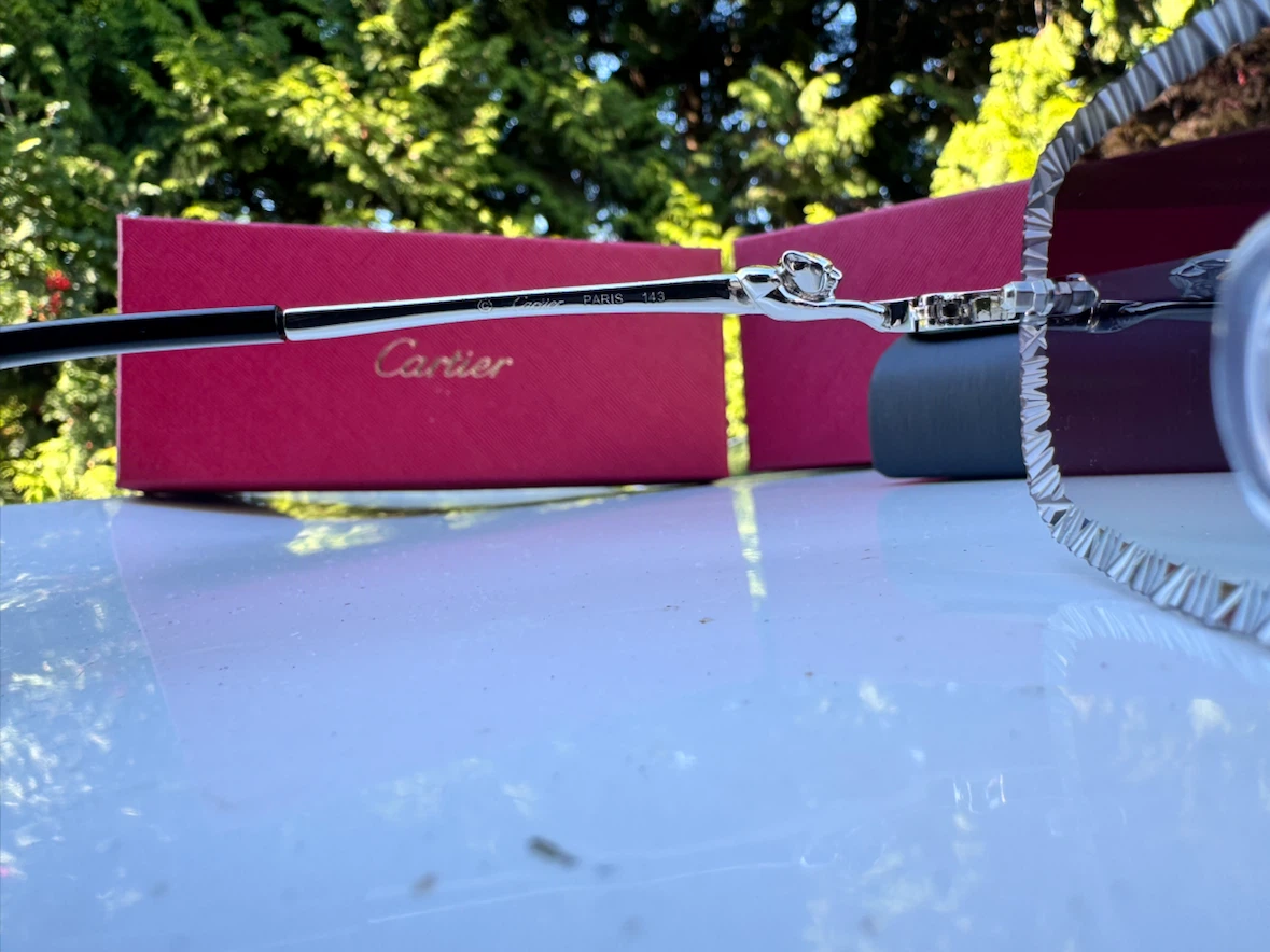 Cartier Rimless Sunglasses with Case and Box - photo 5