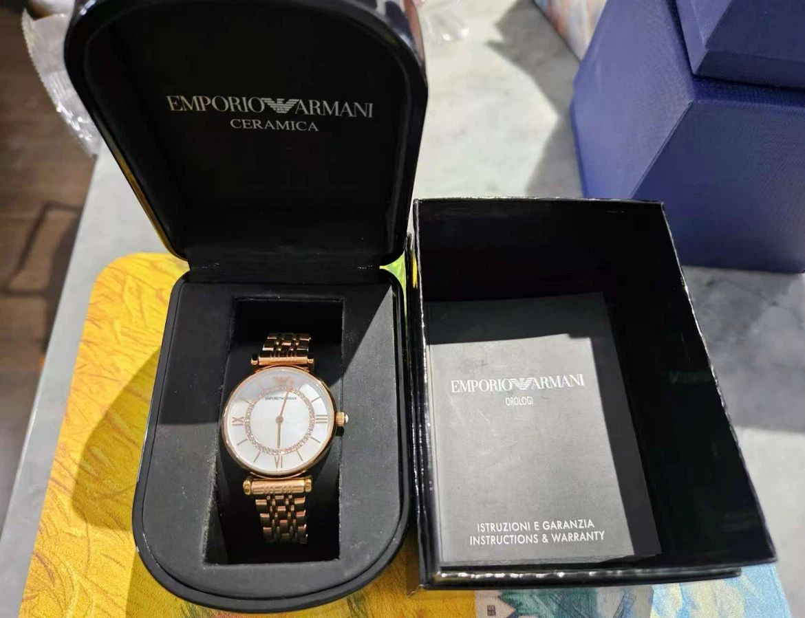 Emporio Armani Rose Gold Watch - NEED TO SELL EVERYTHING - photo 2