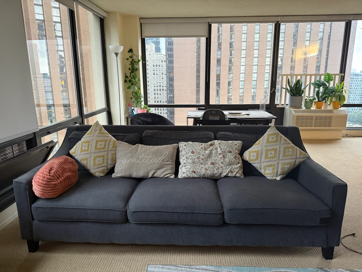 Ikea - Navy Blue Sofa - photo 2