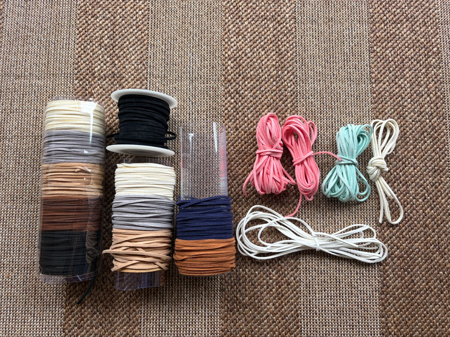 Assorted Colours Suede Cord
