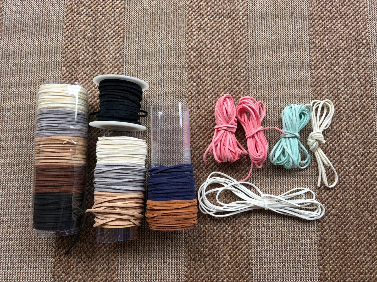 Assorted Colours Suede Cord