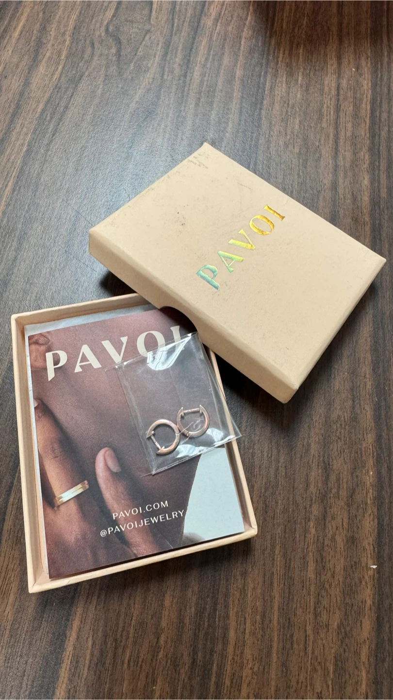 PAVOI Earrings in silver in gold plating