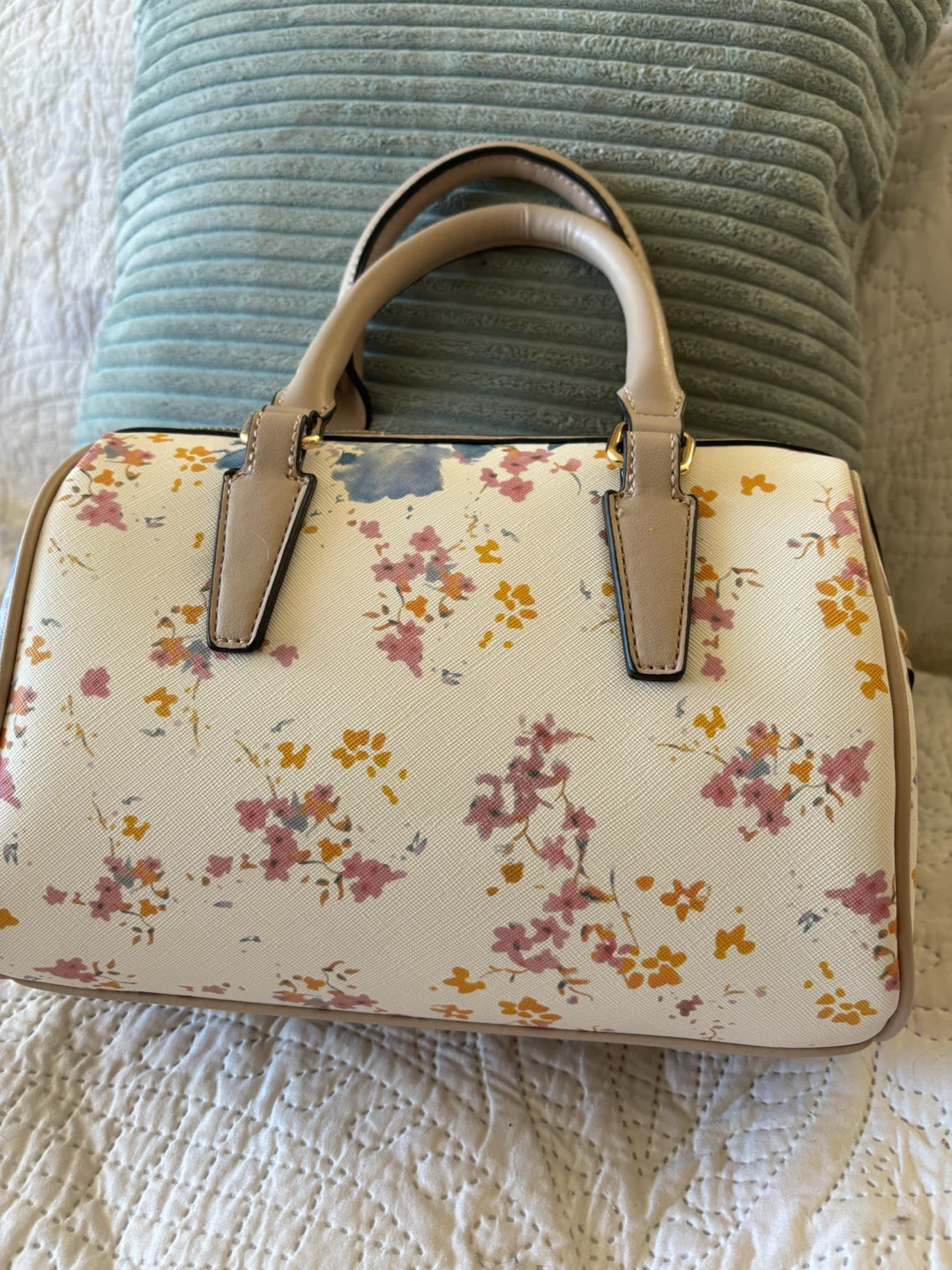 Floral Satchel Handbag New