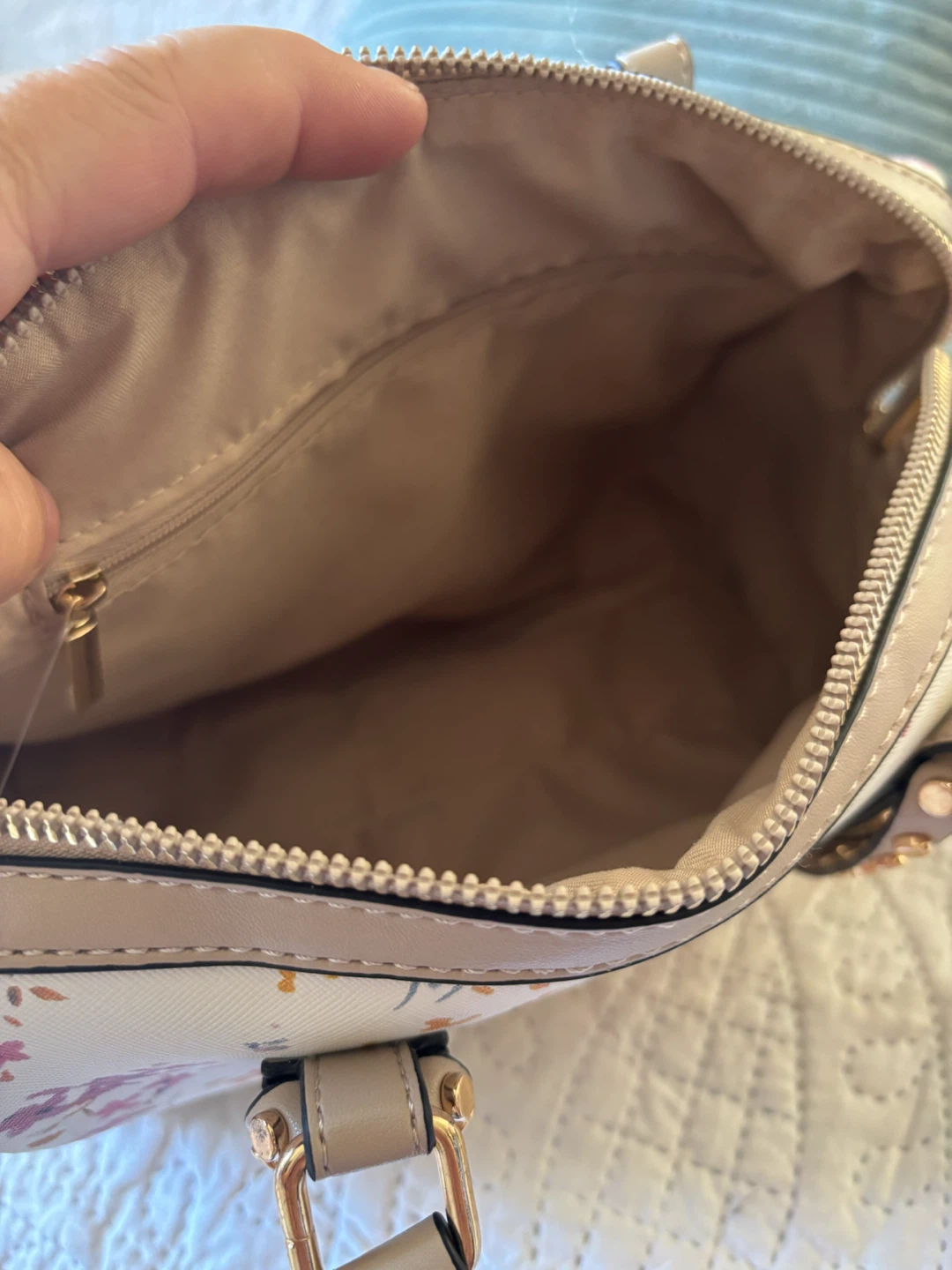 Floral Satchel Handbag New - photo 3