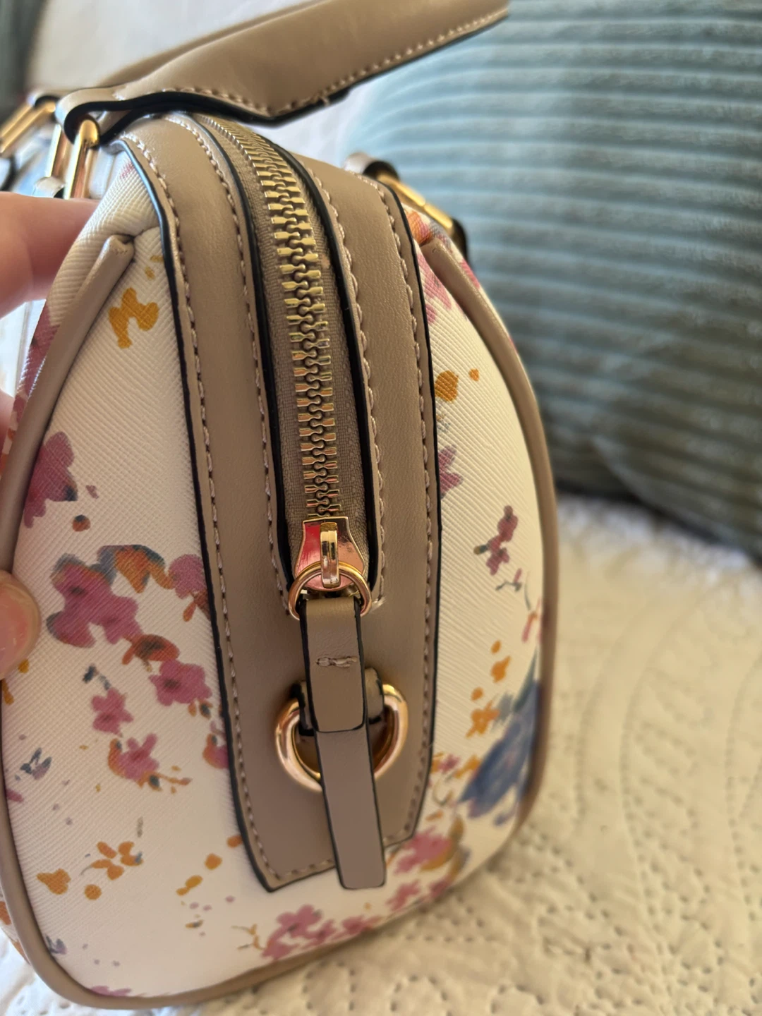Floral Satchel Handbag New - photo 4