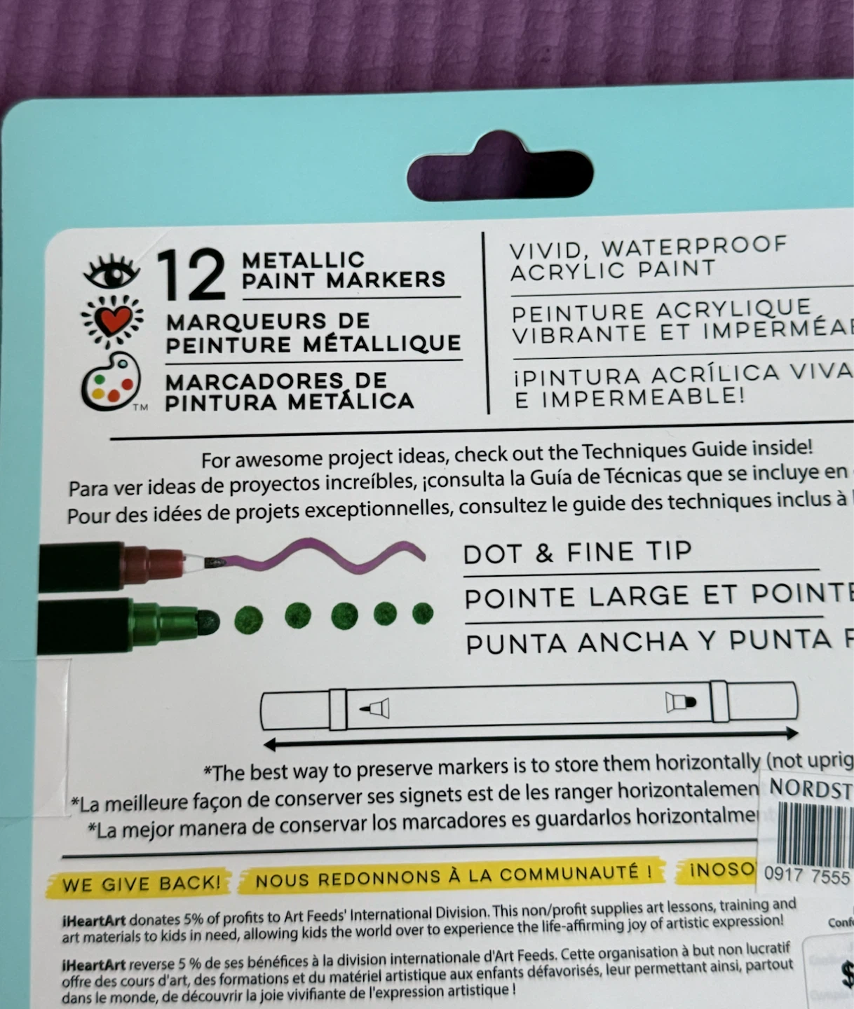 NEW✨12 Metallic Paint Markers - photo 2