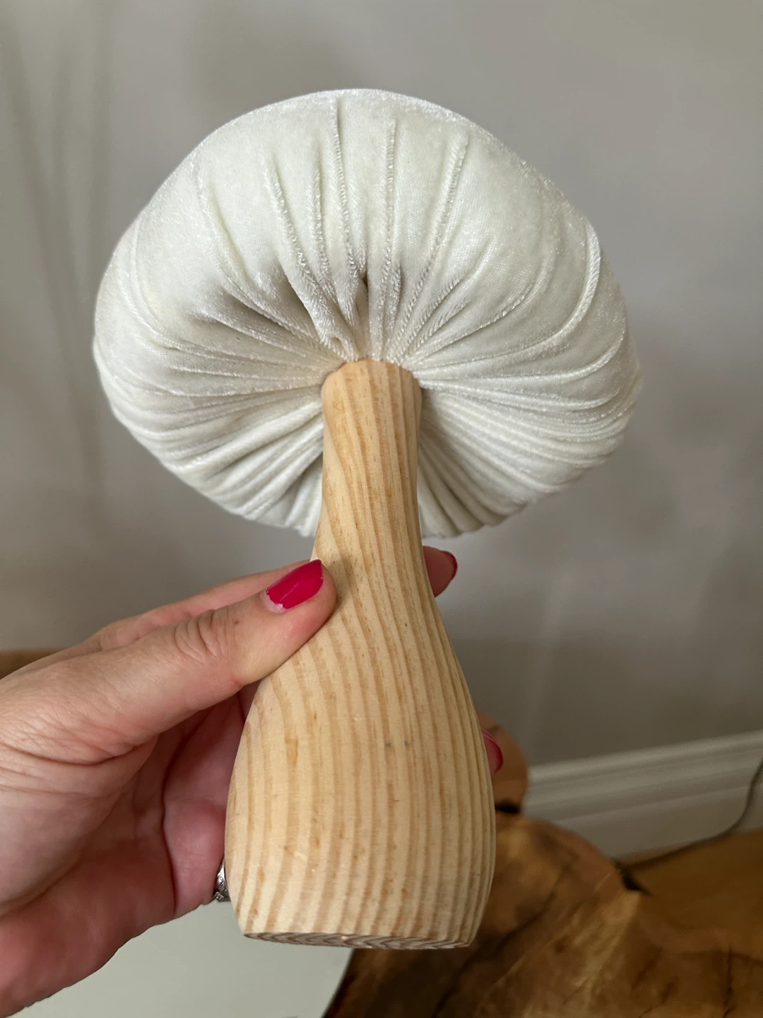 Velvet Mushroom Decor