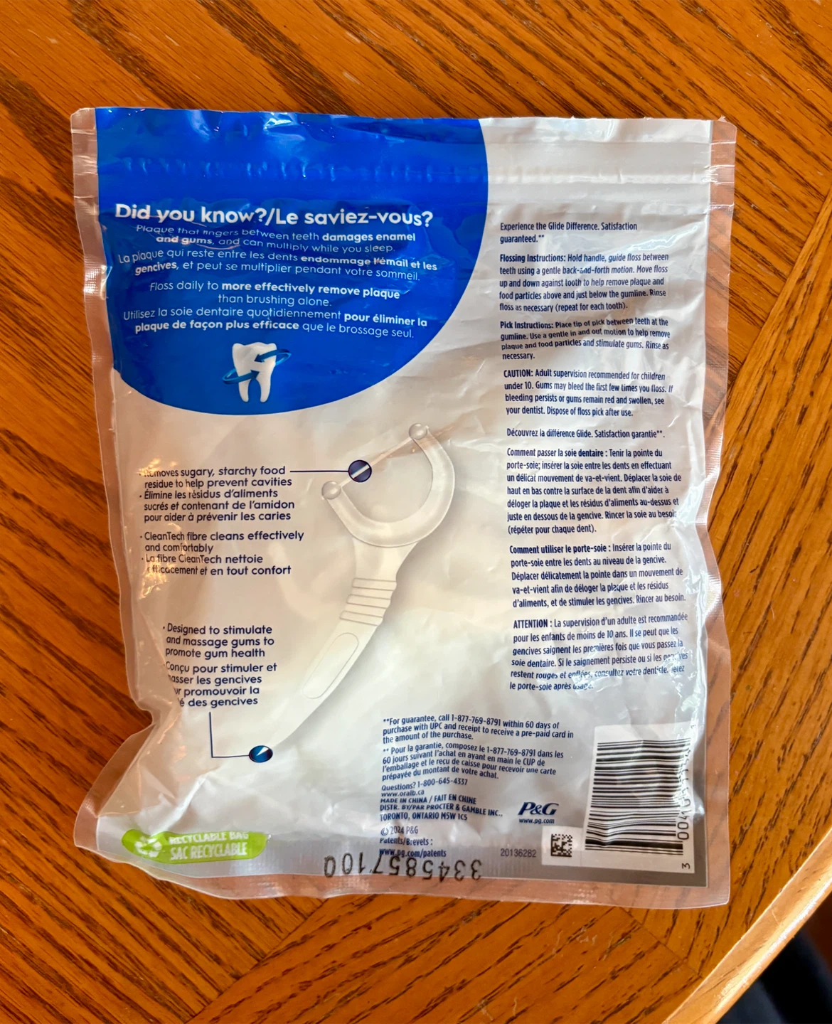 *OPENED* Oral-B Glide Cavity Protection Floss Picks - photo 2