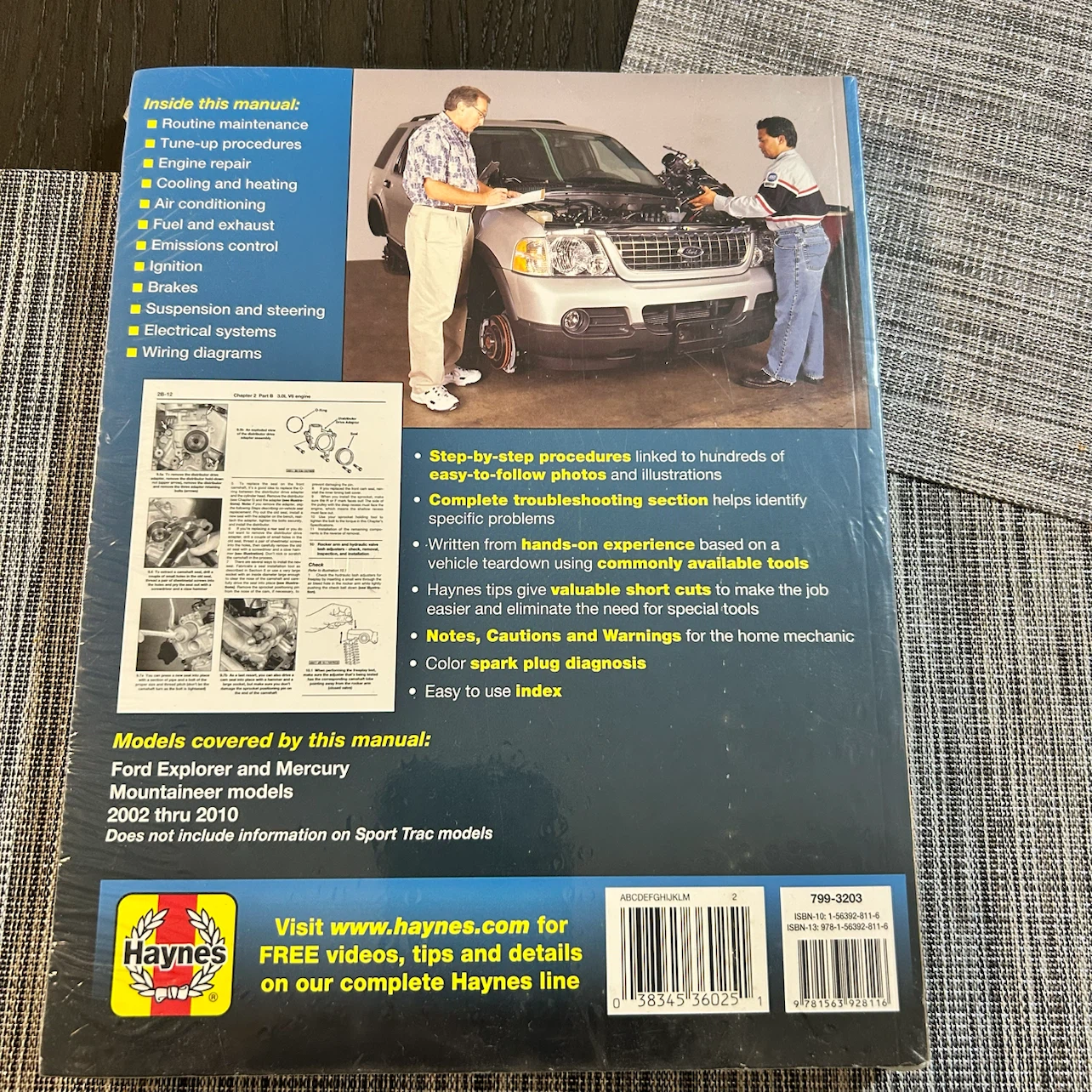 Haynes Repair Manual for Ford Explorer 2002-2010 - photo 2