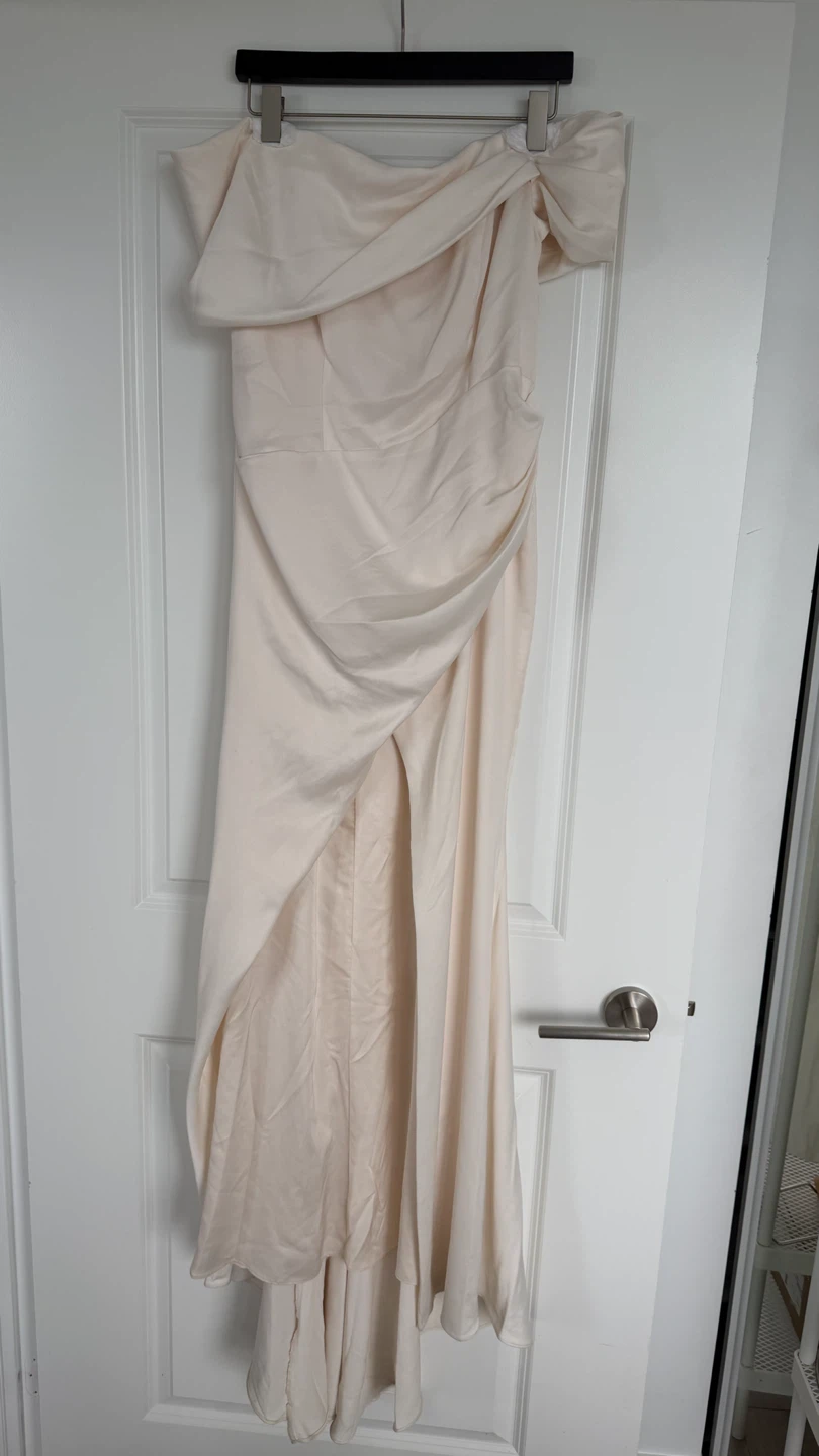 ASOS Bridal Off-the-Shoulder Maxi Dress