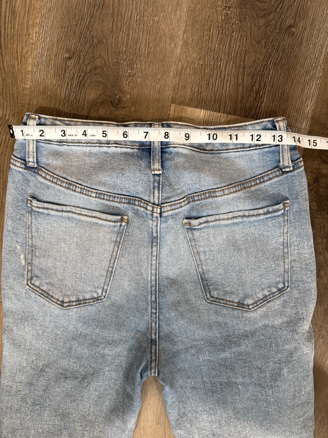 Wild Fable Distressed Denim Bermuda Shorts Size 6 - photo 4