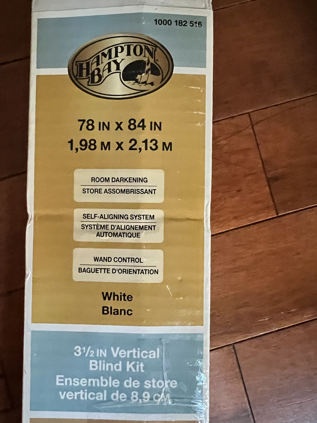 Hampton Bay 78" x 84" Vertical Blind Headrail - photo 2
