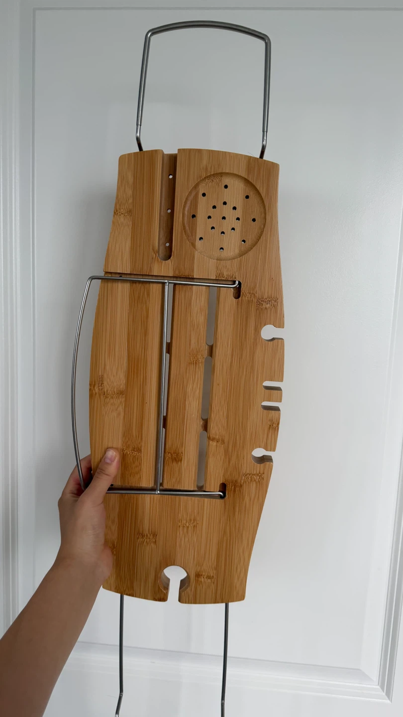Bamboo Bath Caddy Tray - photo 2