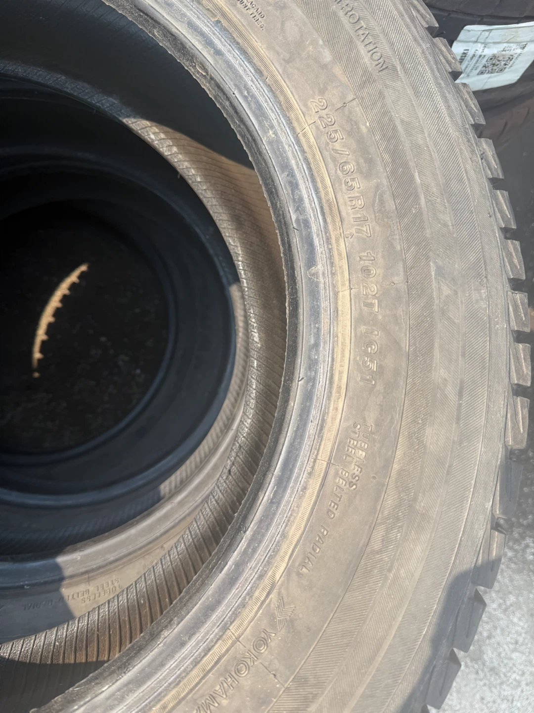 Yokohama Winter Tires 225/55R17 - photo 2