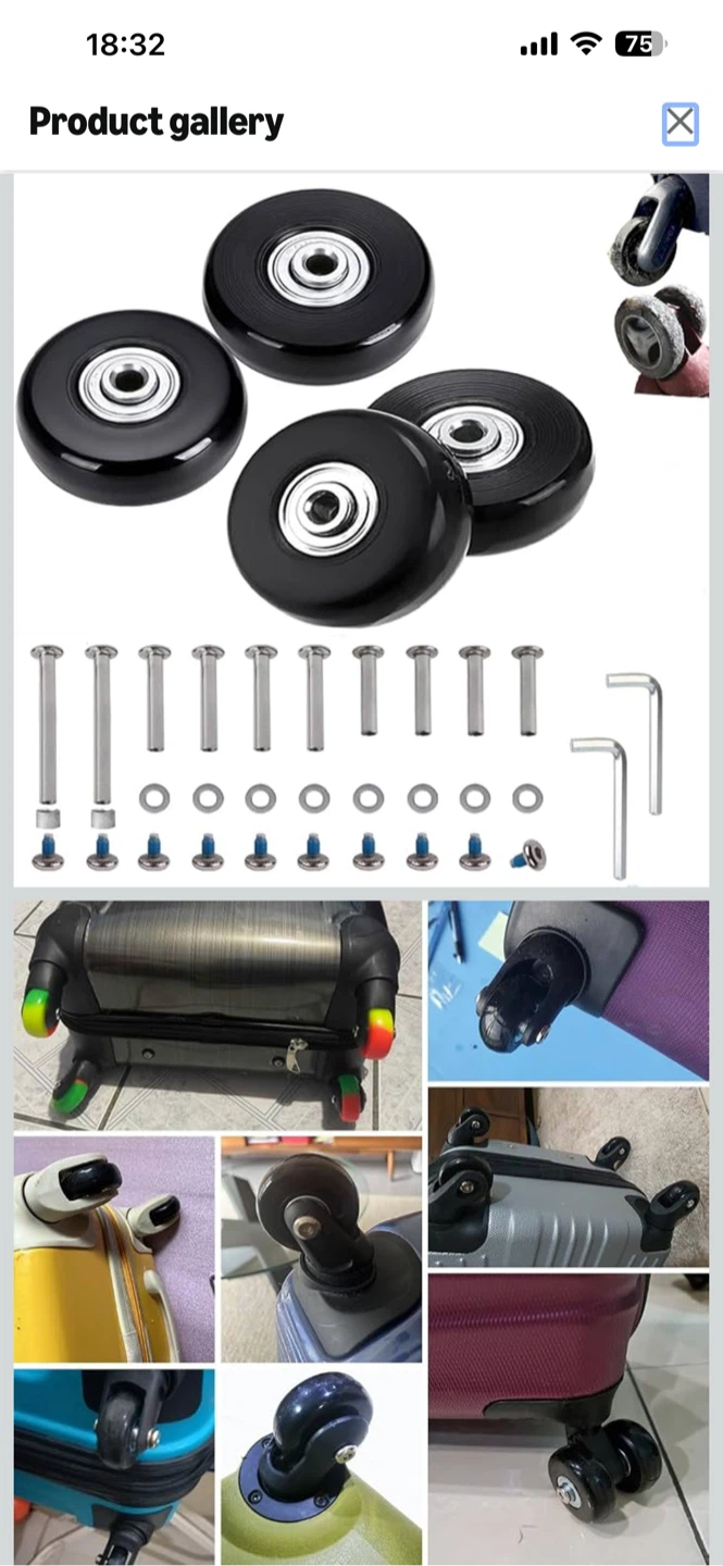 Luggage Suitcase Replacement Casters Wheels